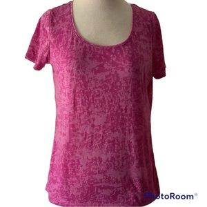 Amber Sun Super Soft Pink Tee Size M Petite